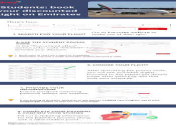 air ticket student discount