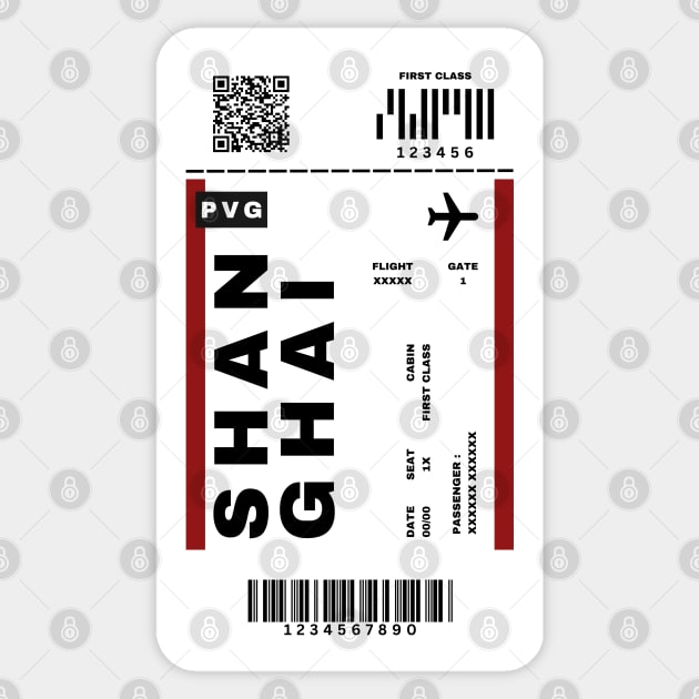 flight ticket to shanghai