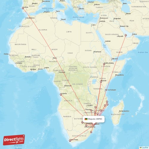 flights to mozambique