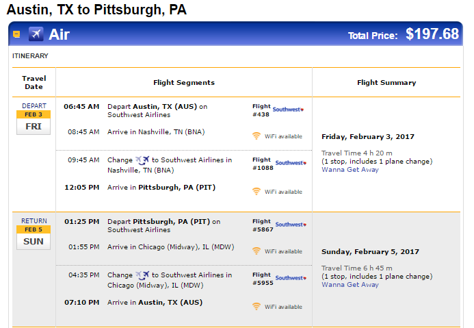 cheap flight tickets from austin