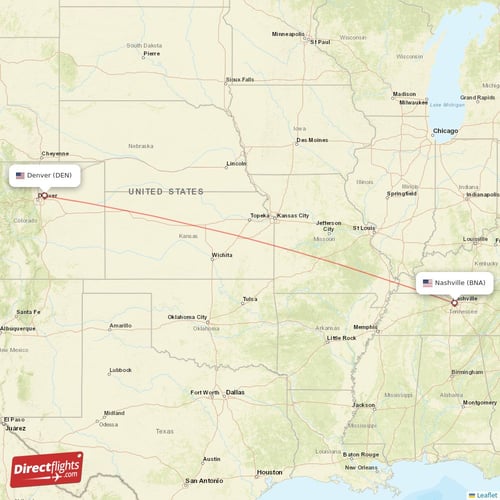 denver flights to nashville
