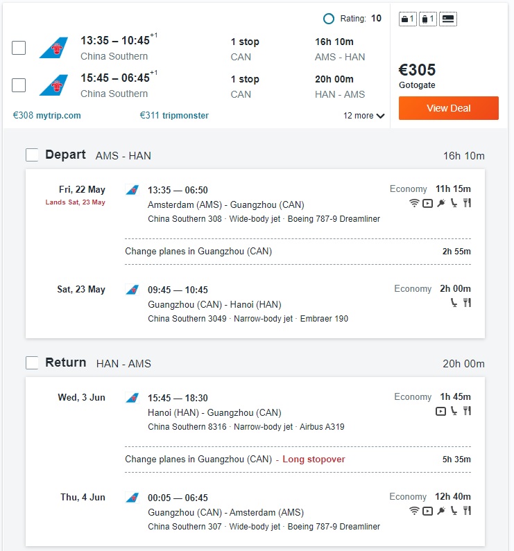cheap flight tickets to amsterdam