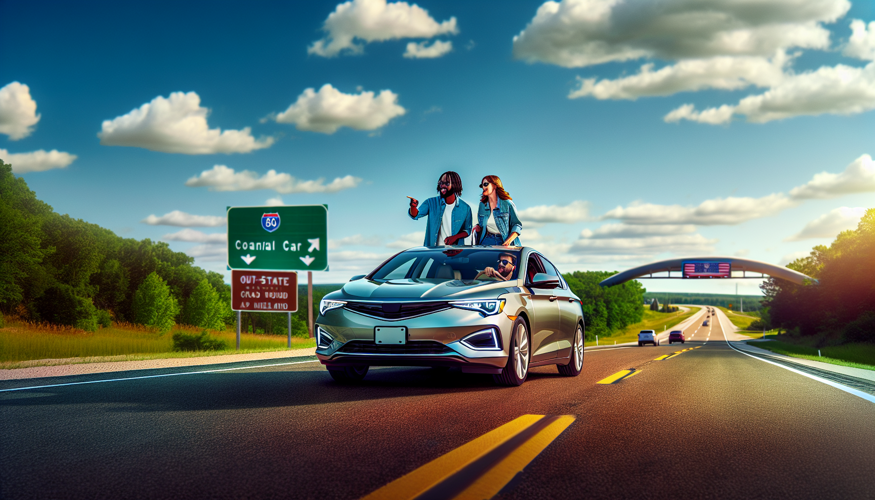 can you take a rental car out of state