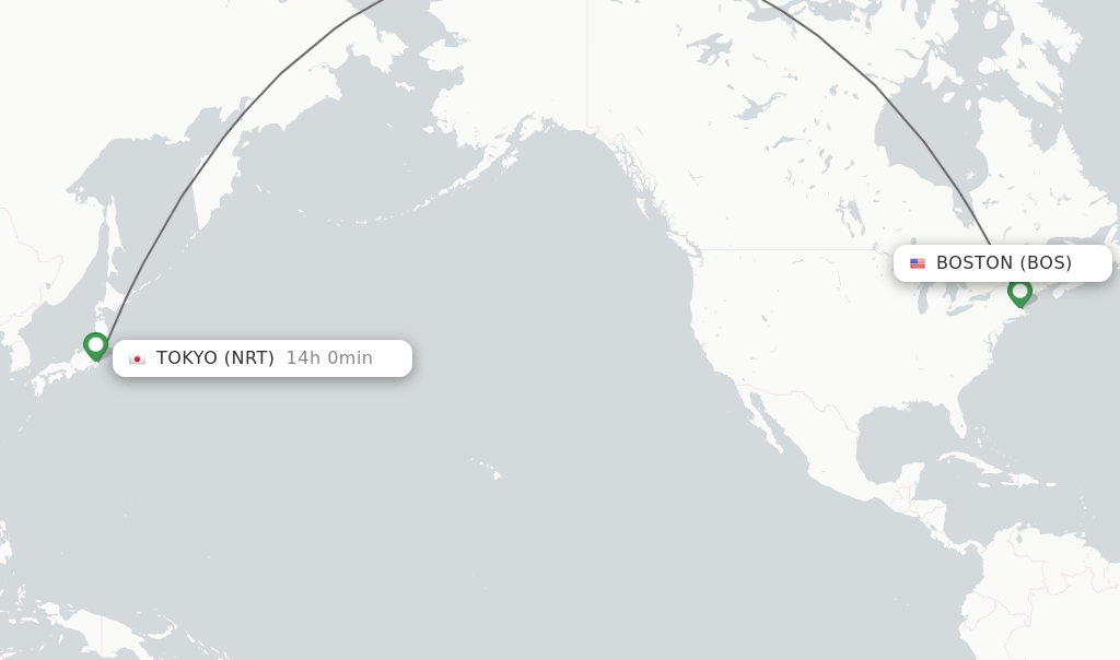 boston to tokyo