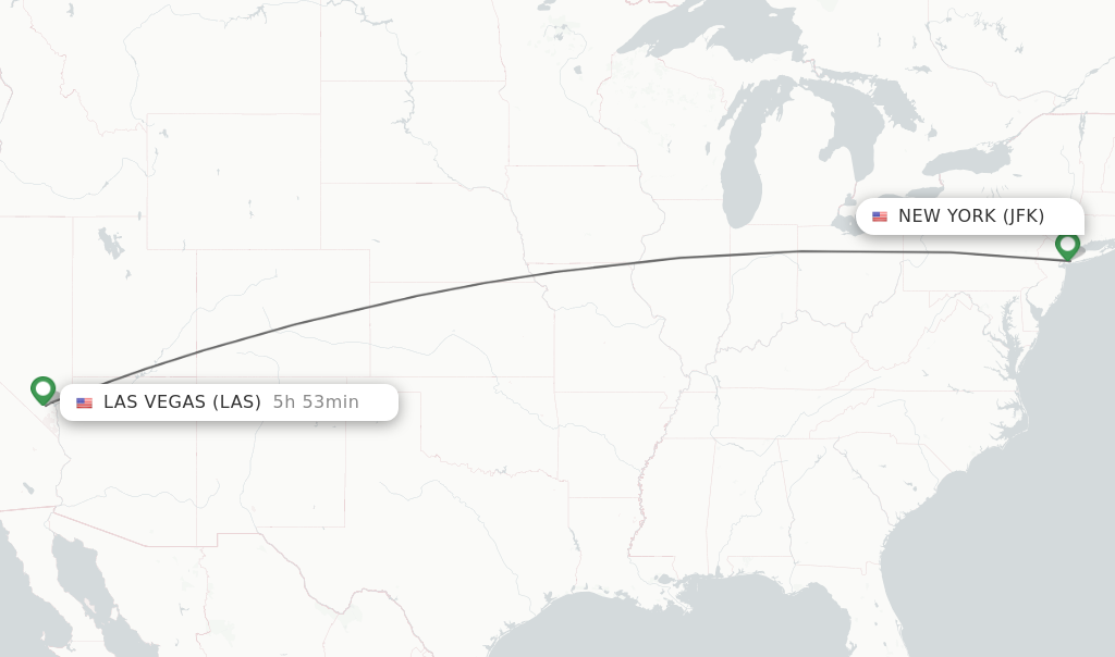 new york city to vegas