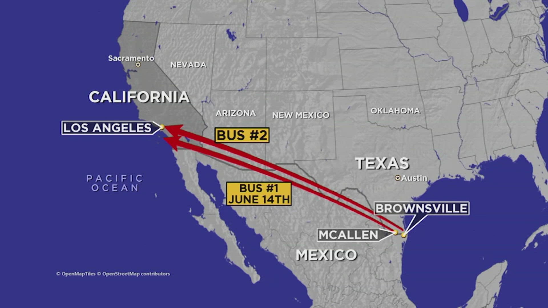 texas to california flight