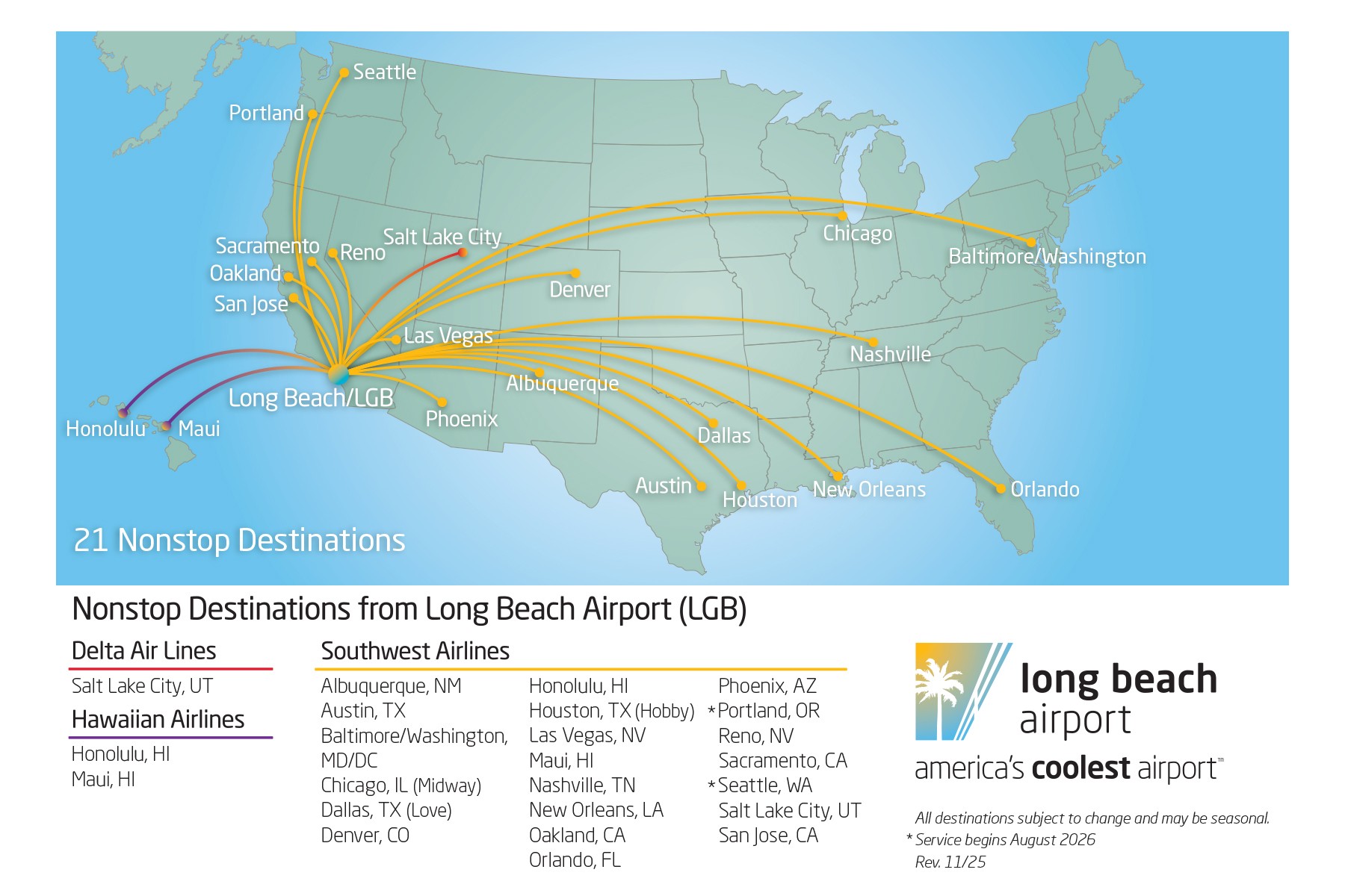 flights to long beach