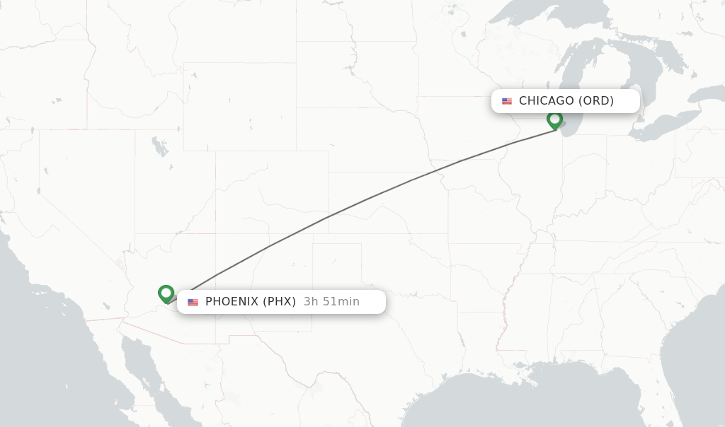 chicago to phoenix flights