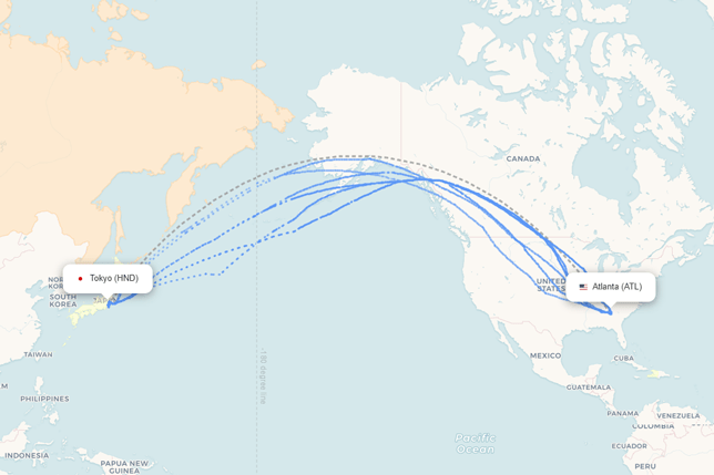 atl to hnd