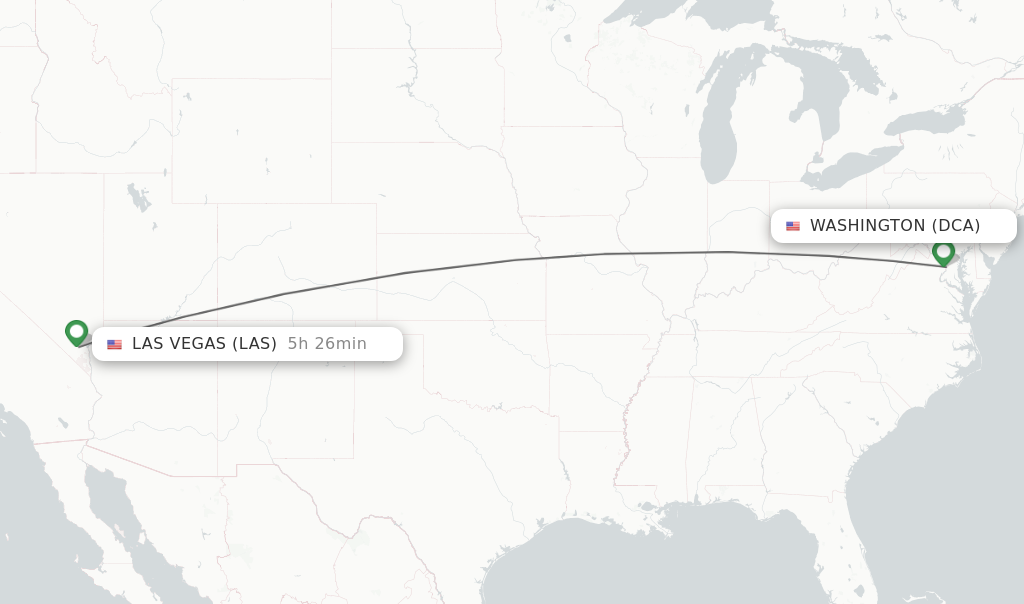 airfare from dc to las vegas