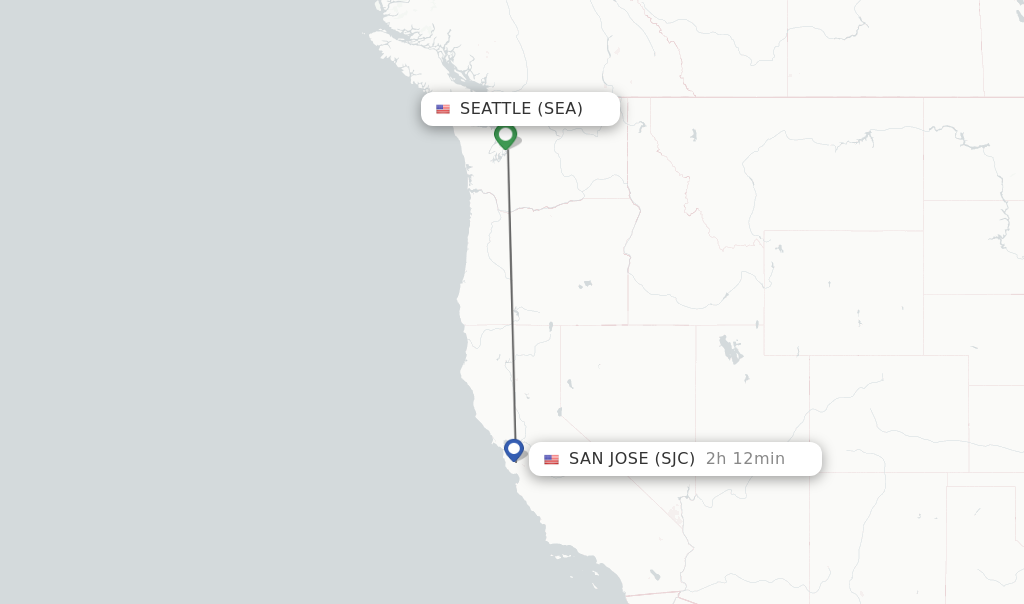 seattle to san jose flights