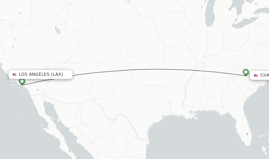 lax to charlotte