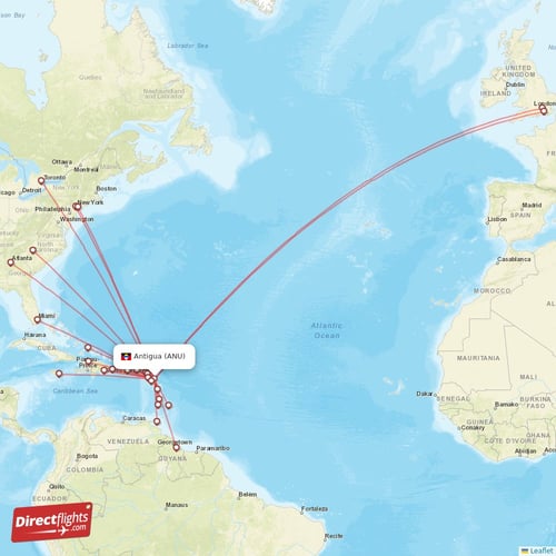 flights to antigua caribbean