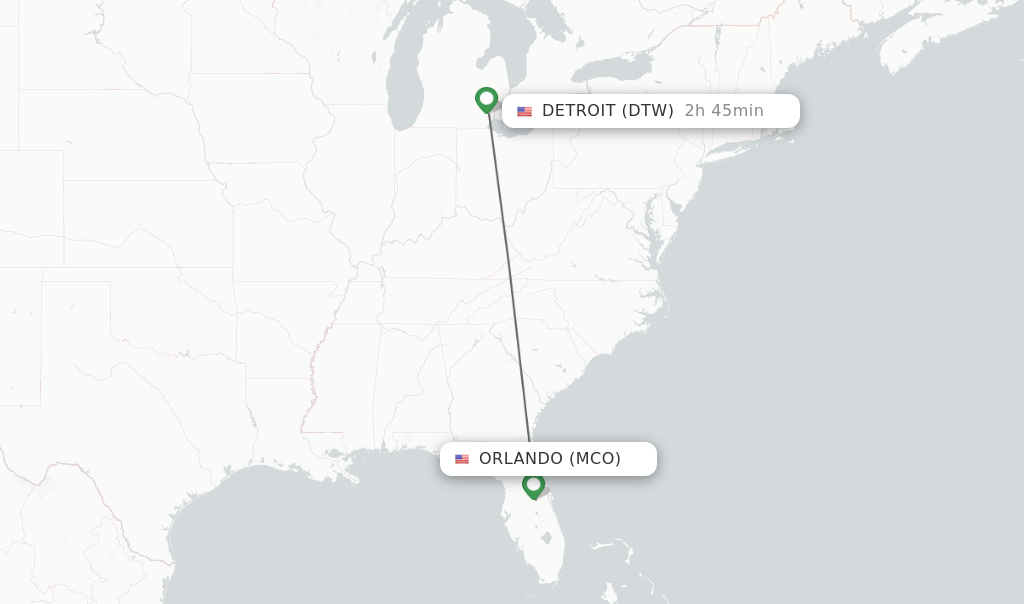 flights from florida to michigan