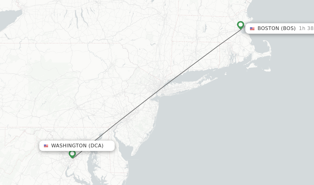 reagan national to boston flights