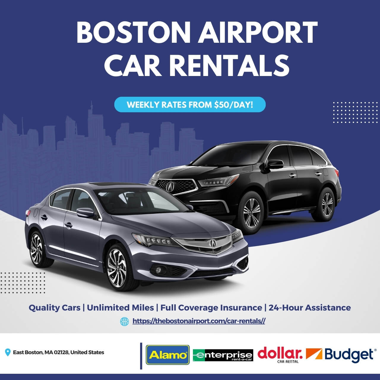 low cost car rental boston