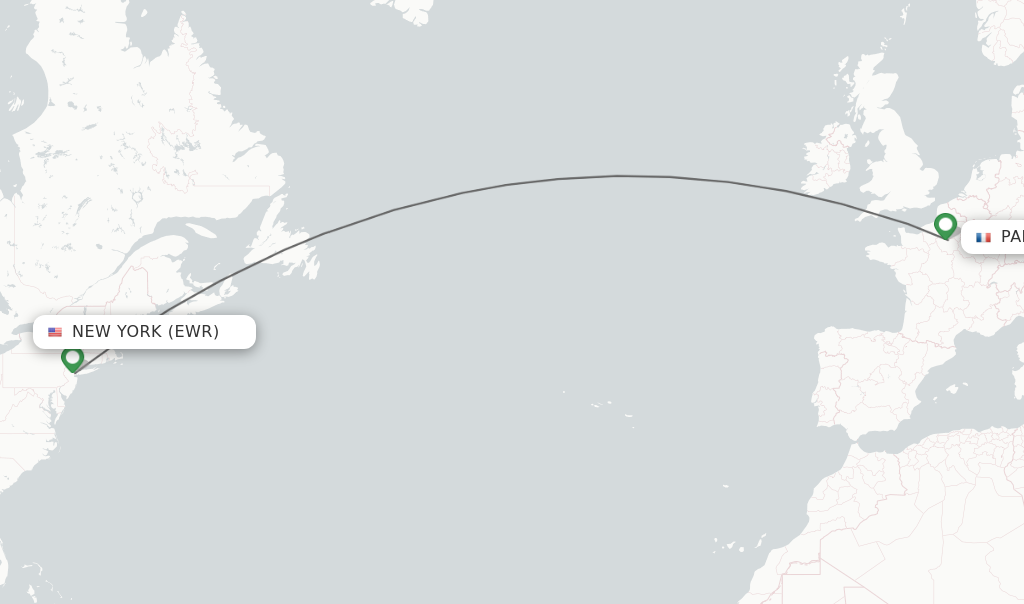 airfare newark to paris