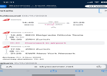 air ticket for new york