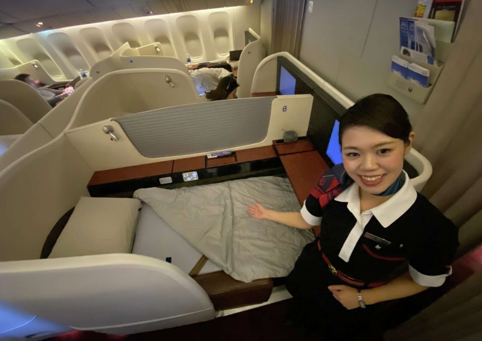 first class flights to japan
