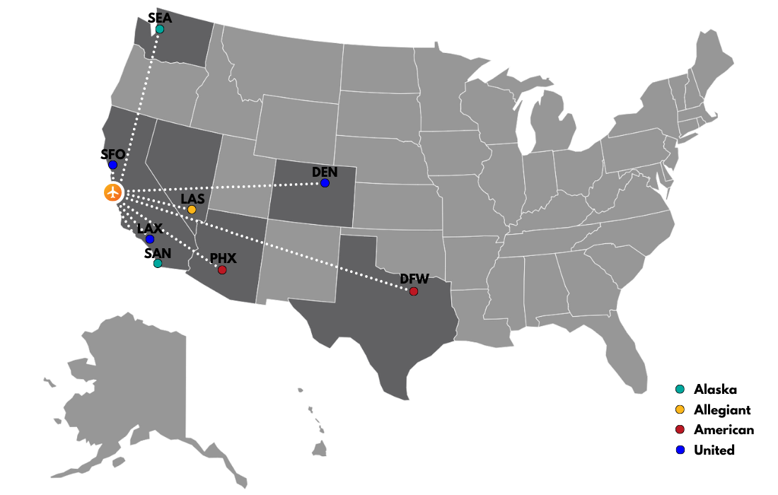 flights to monterey california