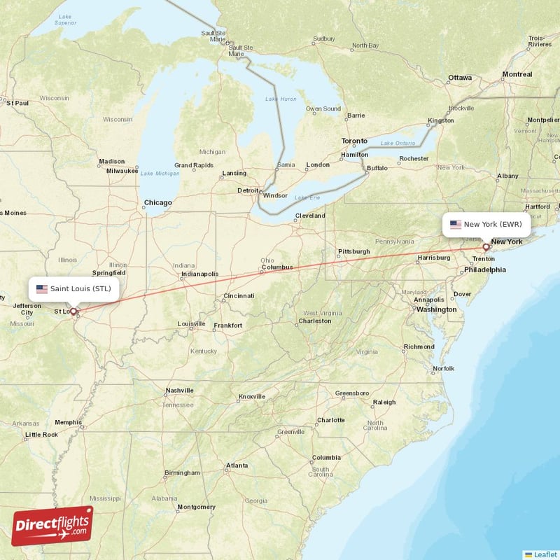 new york to st louis