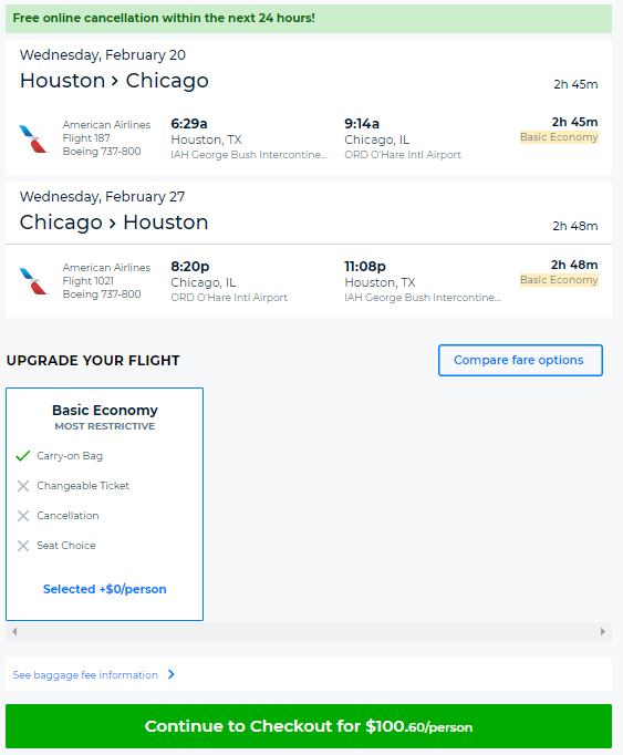 airline tickets from chicago to texas