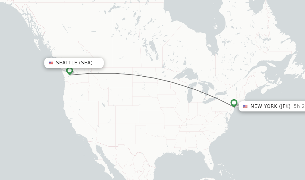 airline tickets seattle to new york