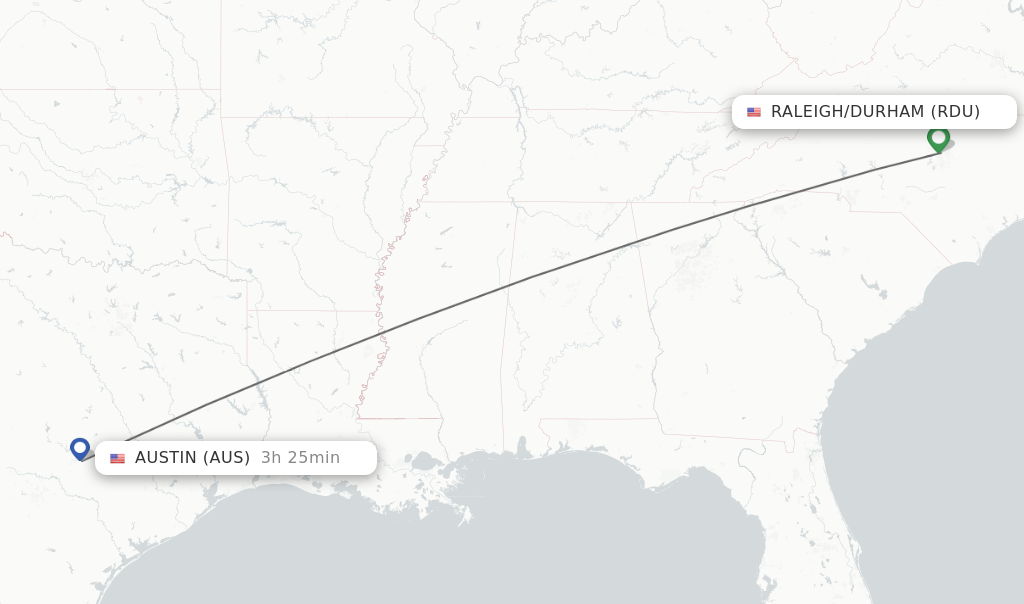 rdu to austin