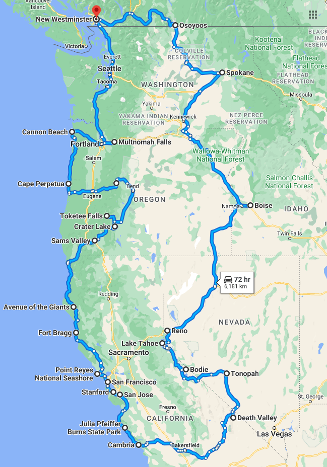 california vancouver