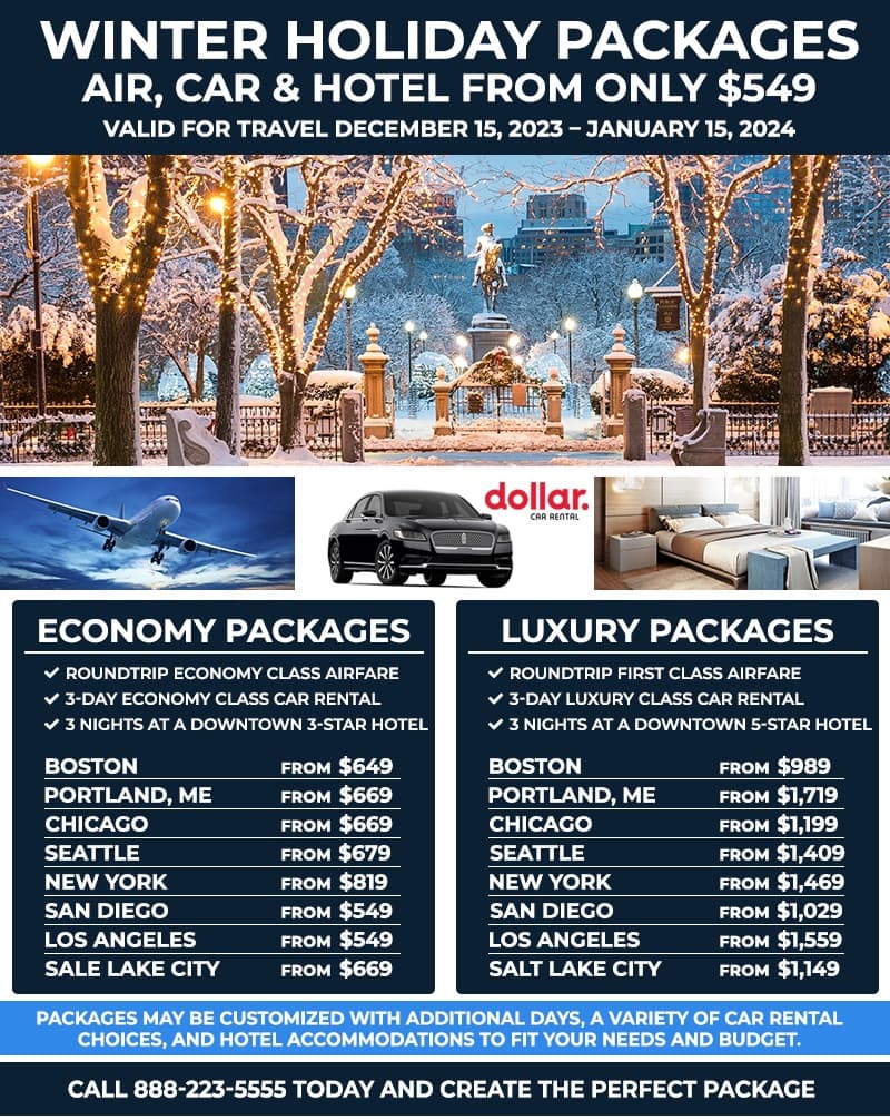airfare car rental packages