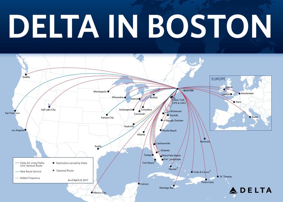 delta flights to boston ma