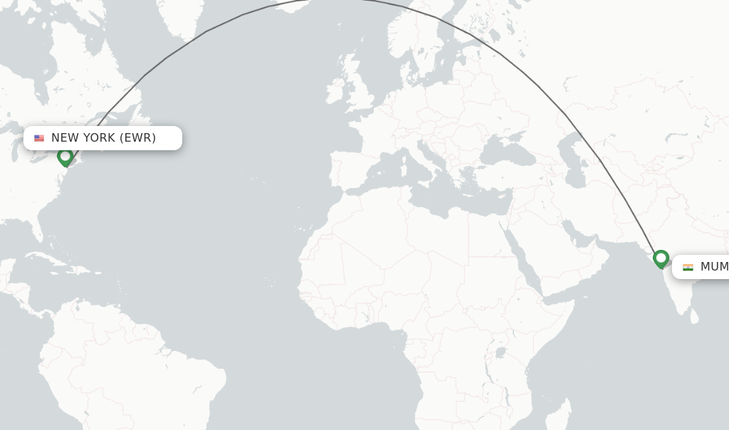 air tickets from newark to mumbai