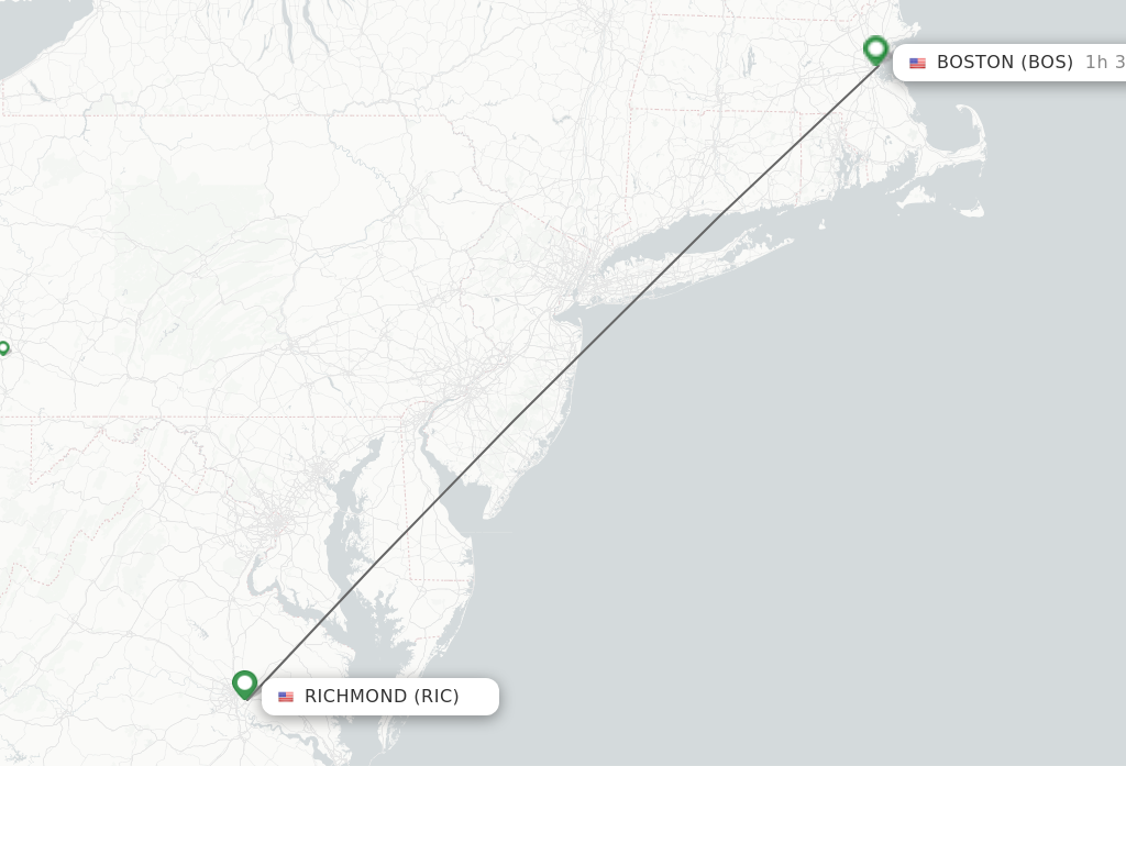 airfare from richmond to boston