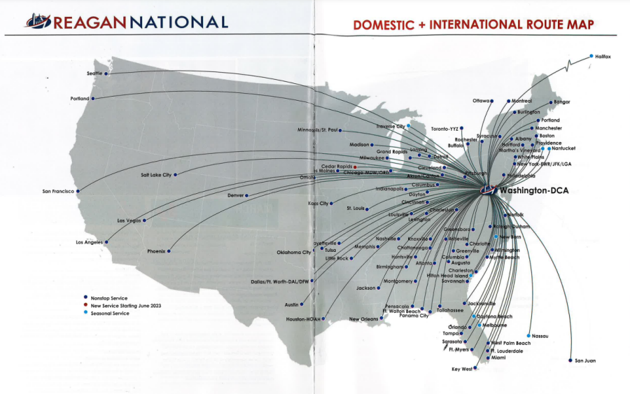 flights to reagan airport