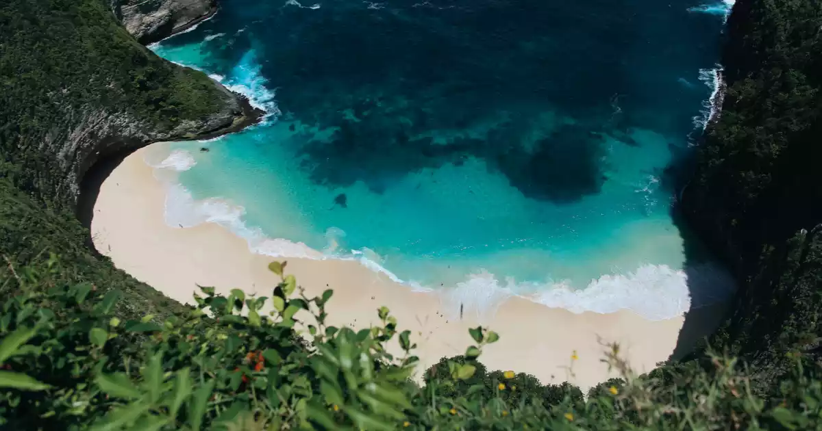 Hidden and Secluded Beach in Bali with Breathtaking Views