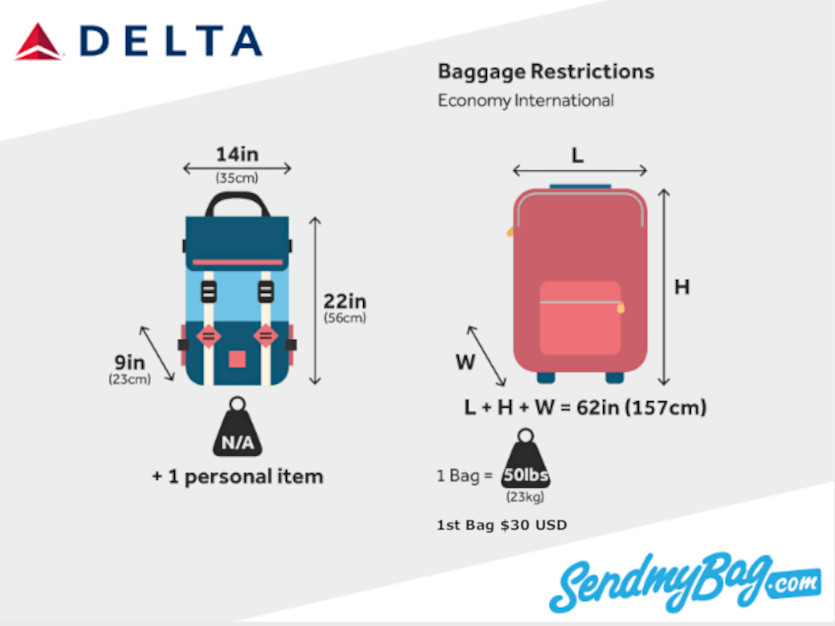 carry on delta weight limit