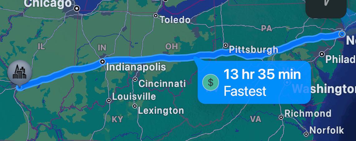 new york to st louis