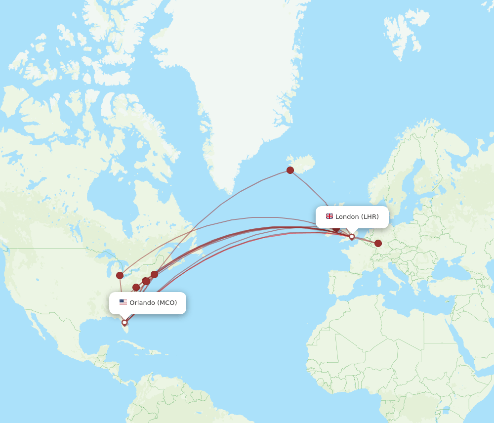 flights from orlando to london uk