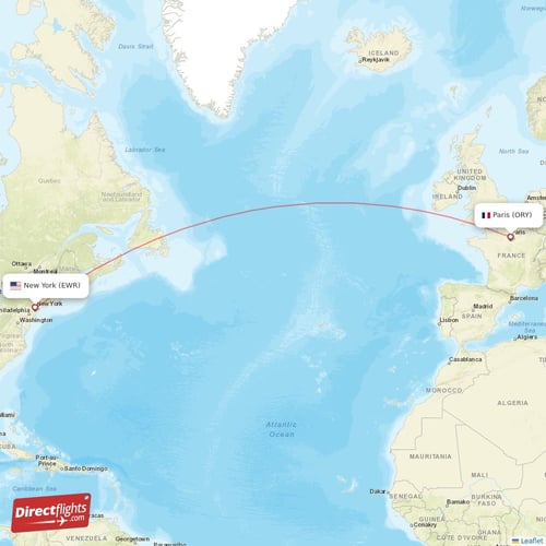 airfare newark to paris