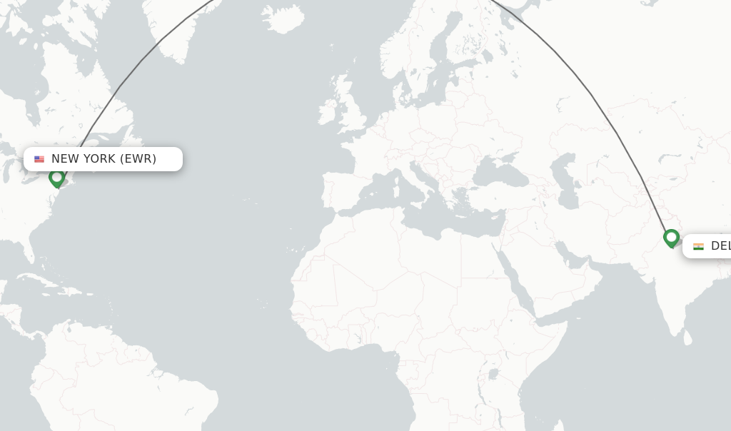 ewr to del