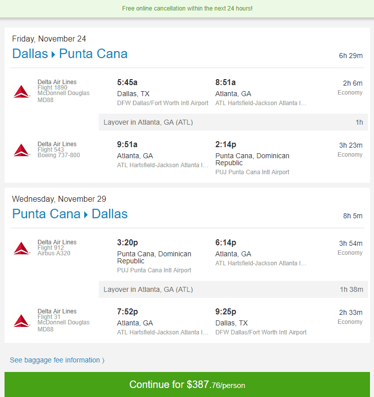 cheap flights to dr