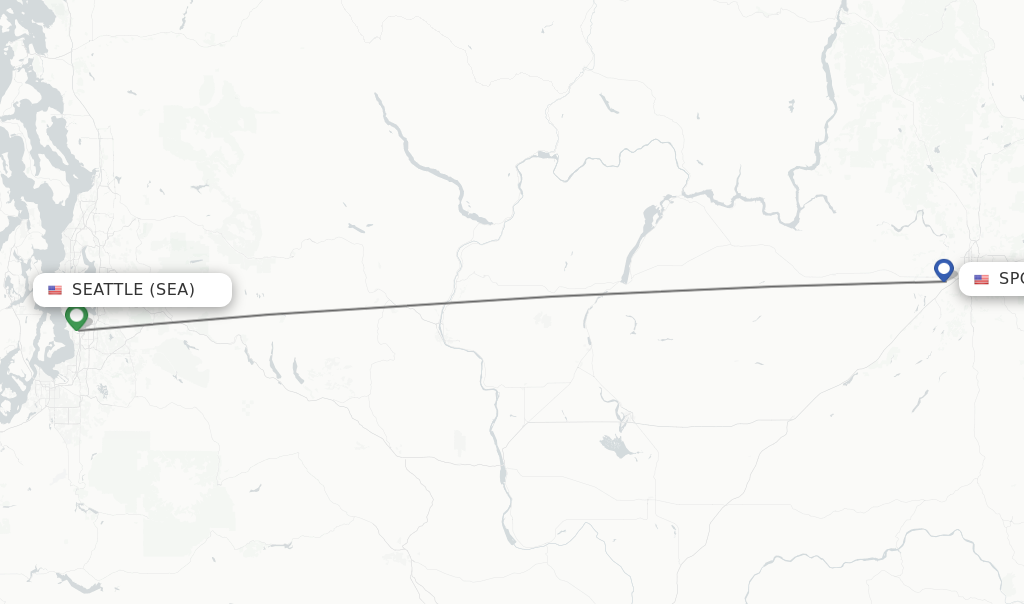 seattle wa to spokane wa
