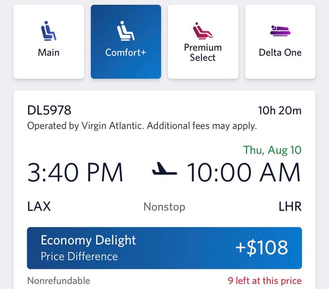 airline tickets from lax to london