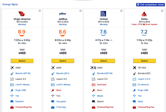 flights comparison