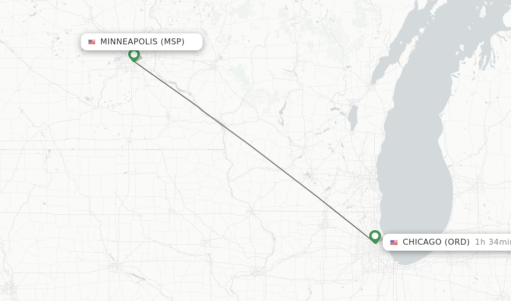 msp to chicago