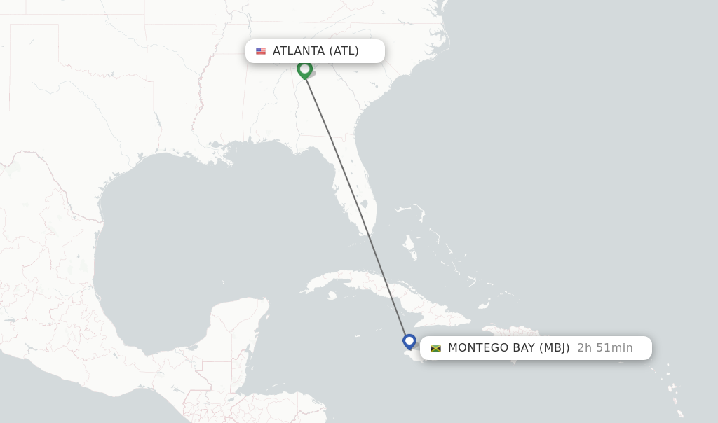 fly to jamaica from atlanta