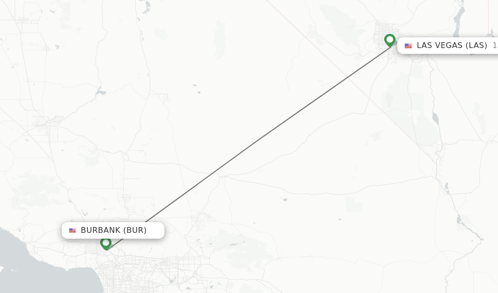 burbank to las vegas airfare