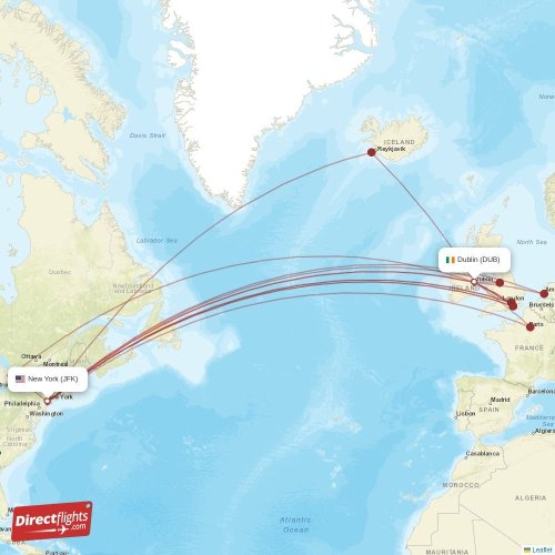 airfare from new york to dublin ireland