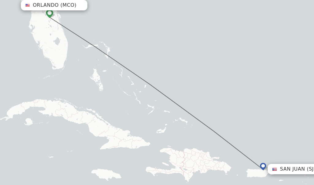 airlines from orlando to puerto rico