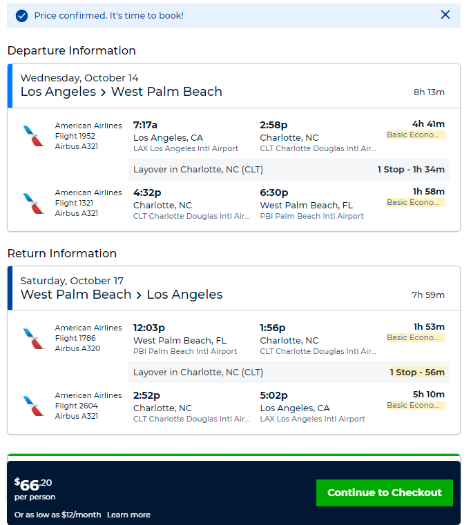 cheap flights to west palm fl